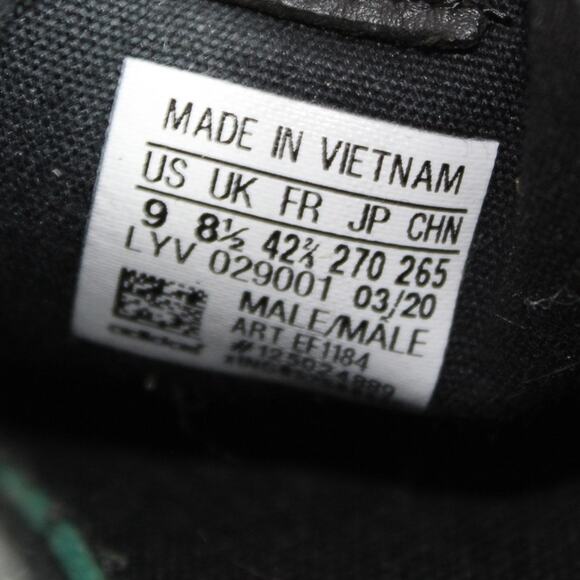 Adidas Originals Men's Nizza Slip on sneakers black size 9 - Picture 10 of 10